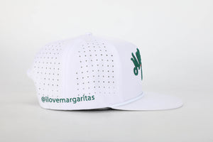 Margaritas Tour Golf Hat - White