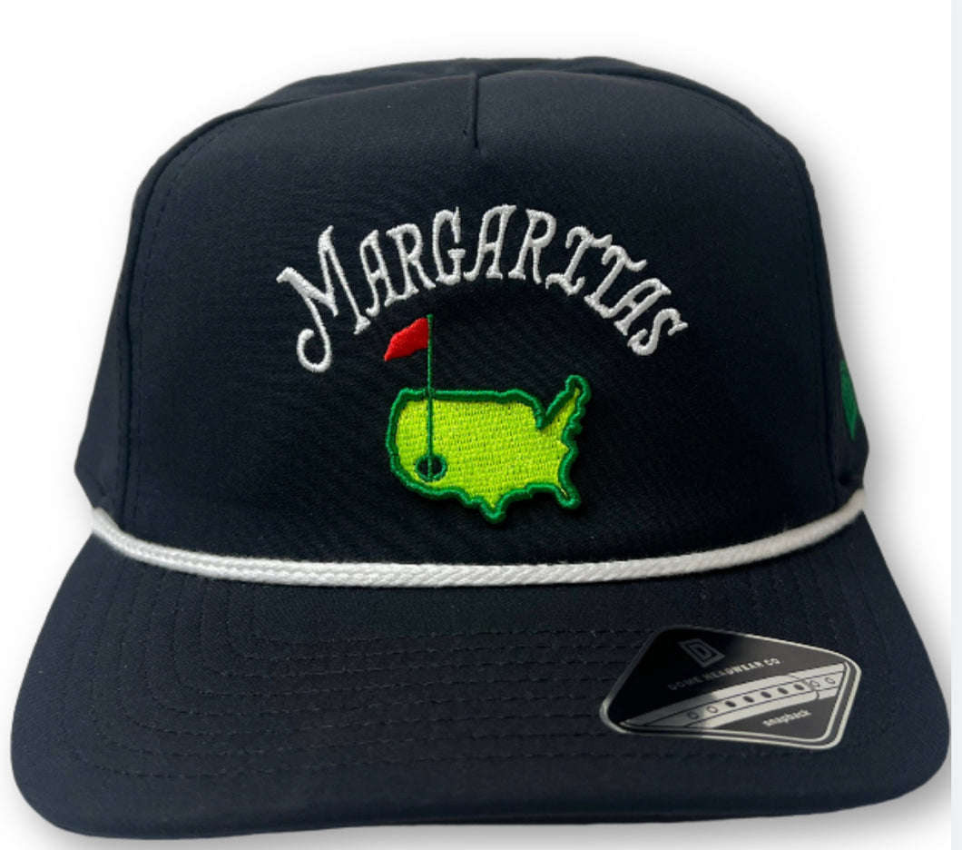 Margaritas Golf Tour Hat - Black